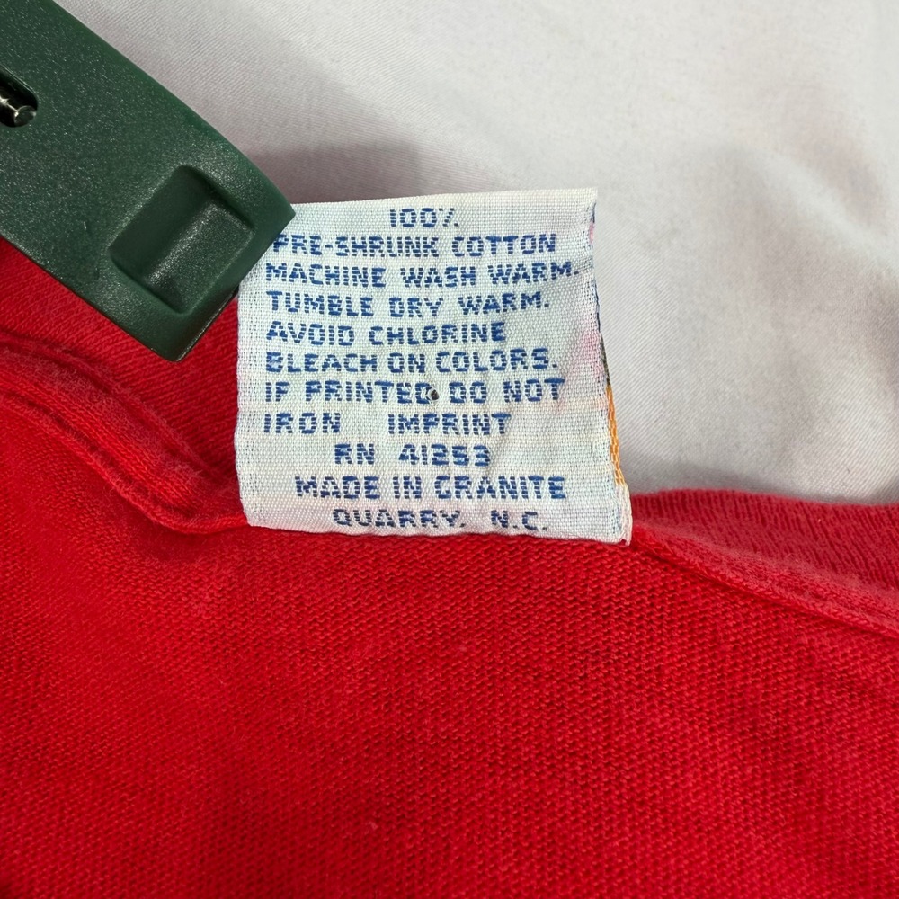 Citgo‎ Racing Team Mens Small Red Graphic T Shirt Vintage 90s Made In USA - Picture 6 of 10